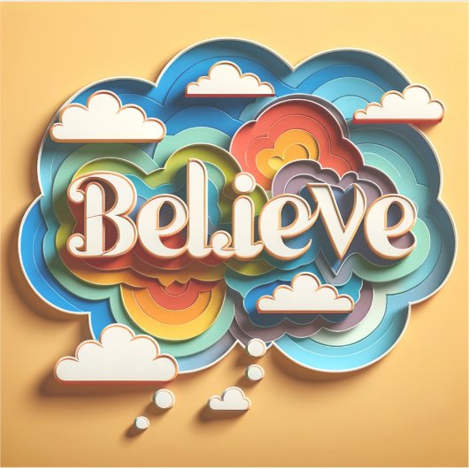 MindSphere: Geloof in Living Colour Sticker (Voorkant)