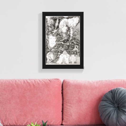 Mindsucker Syndrome Canvas Afdruk (Insitu (Woonkamer))