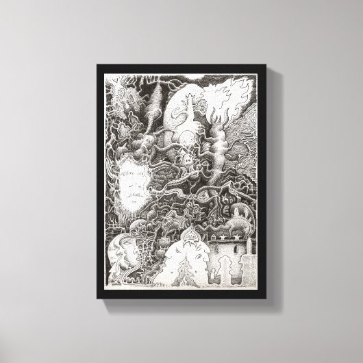 Mindsucker Syndrome Canvas Afdruk (Voorkant)