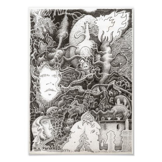 Mindsucker Syndrome, door Brian Benson Foto Afdruk (Voorkant)