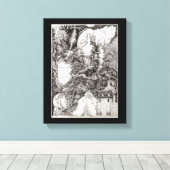 Mindsucker Syndroom Canvas Afdruk (Insitu (Houten vloer))