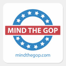 MindtheGOP.com Vierkante Stickers