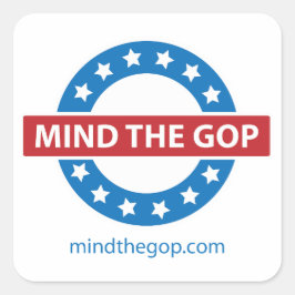 MindtheGOP.com Vierkante Stickers
