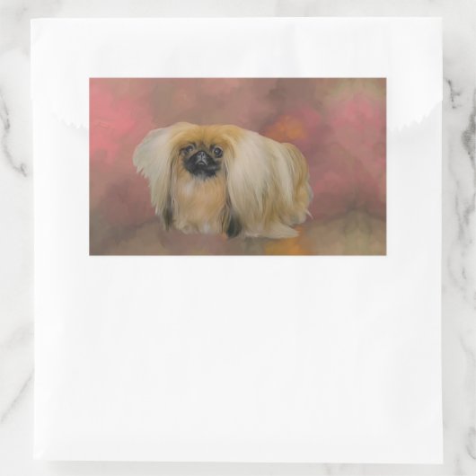 Mindy Rechthoekige Sticker (Tas)