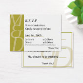 Mindy's Dinner Kaart (Bureau)