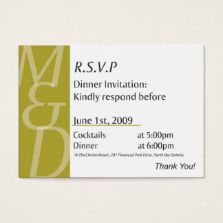 Mindy's Dinner Kaart