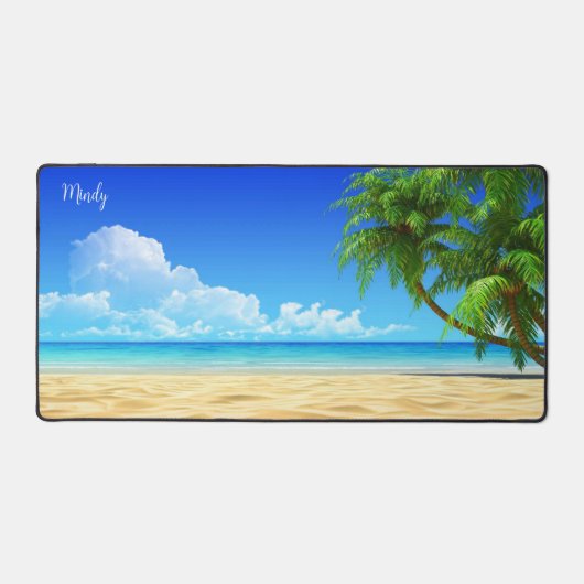 Mindy's mooie Beach Day Desk Pad (Voorkant)