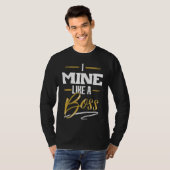MINE Als Een Baas Flossen Als Een Baas T-shirt (Voorkant volledig)