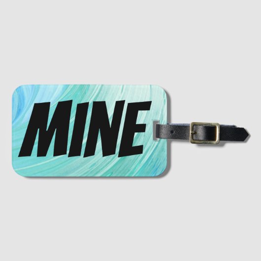 MINE BAGAGELABEL (Voorkant (horizontaal))