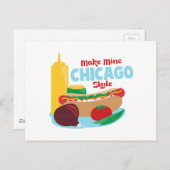 Mine Chicago Style maken Briefkaart (Voorkant / Achterkant)