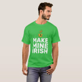 Mine Irish cool grappig T-shirt (Voorkant volledig)