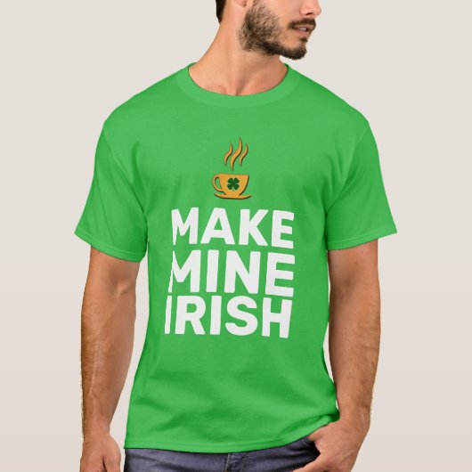 Mine Irish cool grappig T-shirt (Voorkant)