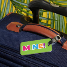 MINE! - Kleurrijke persoonlijke bagage