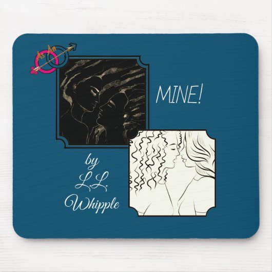 'MINE!' (met logo) muismat (Voorkant)