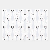 "Mine Mine" Gek Schattige Llama Liefde Inpakpapier Vel (Voorkant 2)