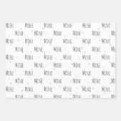 "Mine Mine" Gek Schattige Schaap Liefde Inpakpapier Vel (Voorkant)