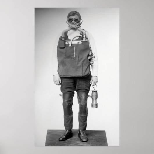 MINE RESCUER c. 1912 Poster (Voorkant)