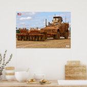 MINE-RESISTENT AMBUSH BESCHERMD VOERTUIG POSTER (Keuken)