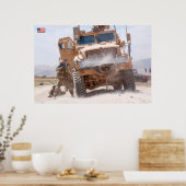 MINE-RESISTENT AMBUSH BESCHERMD VOERTUIG POSTER (Keuken)