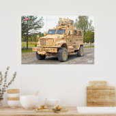MINE-RESISTENT AMBUSH BESCHERMD VOERTUIG POSTER (Keuken)