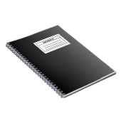 Mine Shaft Kleur Spiraal Foto Notitieboek (Rechterzijde)