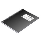 Mine Shaft Kleur Spiraal Foto Notitieboek (Linkerzijde)