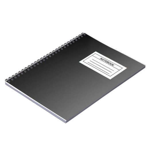 Mine Shaft Kleur Spiraal Foto Notitieboek (Linkerzijde)