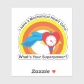 Mine Ticks Superhero Sticker (Vel)