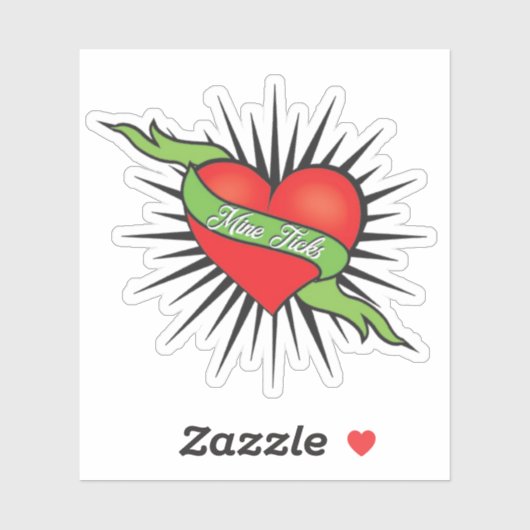 Mine Ticks Tattoo Sticker (Vel)