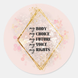 MINE-toets Ronde Sticker