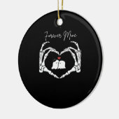 Mine, Valentijnsdag Classic - Skeleton Handen Hore Keramisch Ornament (Links)