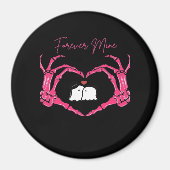 Mine, Valentijnsdag Classic - Skeleton Handen Hore Magneet (Voorkant)