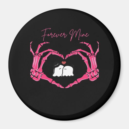 Mine, Valentijnsdag Classic - Skeleton Handen Hore Magneet (Voorkant)