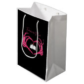 Mine, Valentijnsdag Classic - Skeleton Handen Hore Medium Cadeauzakje (Voorkant Gekanteld)