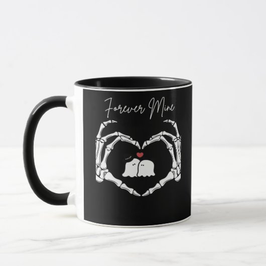 Mine, Valentijnsdag Classic - Skeleton Handen Hore Mok (Links)