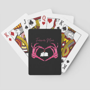 Mine, Valentijnsdag Classic - Skeleton Handen Hore Pokerkaarten