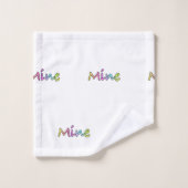 Mine Yellow Grid  Bad Handdoek (Wasdoekje)