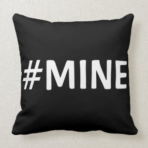 #MINE ZWARTE EN WITTE PILLOW KUSSEN