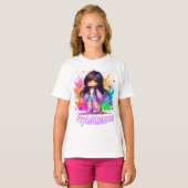 Minecraft Aphmau, Schattigee Youtuber, Fan Art, Me T-shirt (Voorkant volledig)