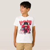 Minecraft Aphmau, Verjaardag BFF, BF, Cool Boy Aar T-shirt (Voorkant volledig)