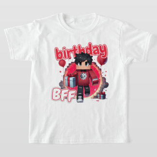 Minecraft Aphmau, Verjaardag BFF, BF, Cool Boy Aar T-shirt