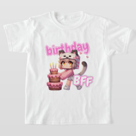 Minecraft Aphmau, Verjaardag BFF, Schattigee Youtu T-shirt