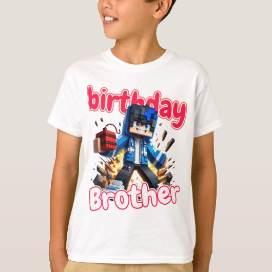 Minecraft Aphmau, Verjaardag Broer, Cool Ein, Jong T-shirt (Voorkant)