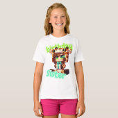 Minecraft Aphmau, Verjaardagszuster, Schattigee Ma T-shirt (Voorkant volledig)