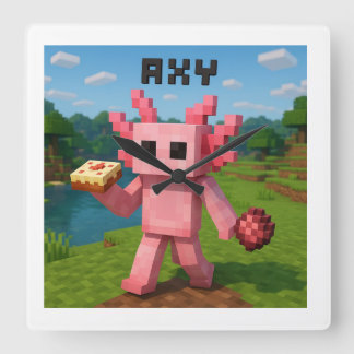 minecraft axy vierkante klok