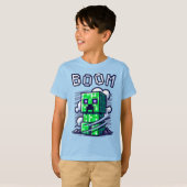 Minecraft Creeper, BOOM, Minecrafter, Cool T-shirt (Voorkant volledig)