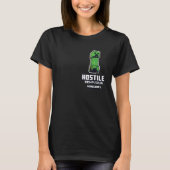 Minecraft Creeper Hostile Behaviour T-shirt (Voorkant)