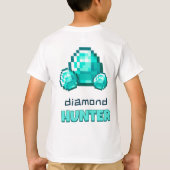 Minecraft Diamond Hunter T-Shirt (Achterkant)