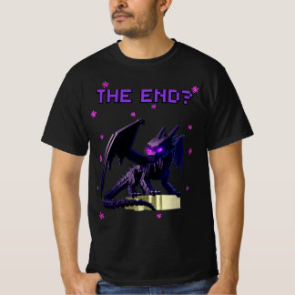 Minecraft Ender Dragon, Game Boss, het einde? koel T-shirt