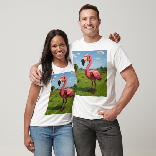 Minecraft flamingo t-shirt (Unisex)